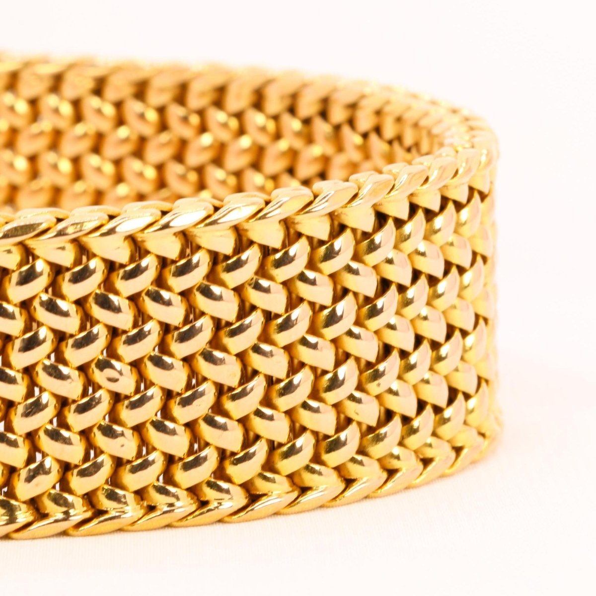 Bracelet Maille Milanaise en or jaune - Castafiore