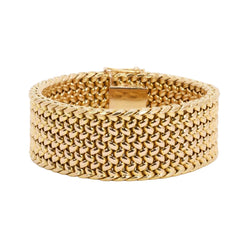 Bracelet Maille Milanaise en or jaune - Castafiore
