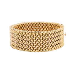 Bracelet Maille Milanaise en or jaune - Castafiore