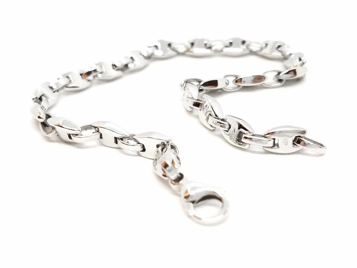 Bracelet Maille Or blanc - Castafiore