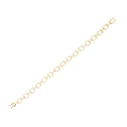 Bracelet Maille PADANI en or jaune et diamants - Castafiore