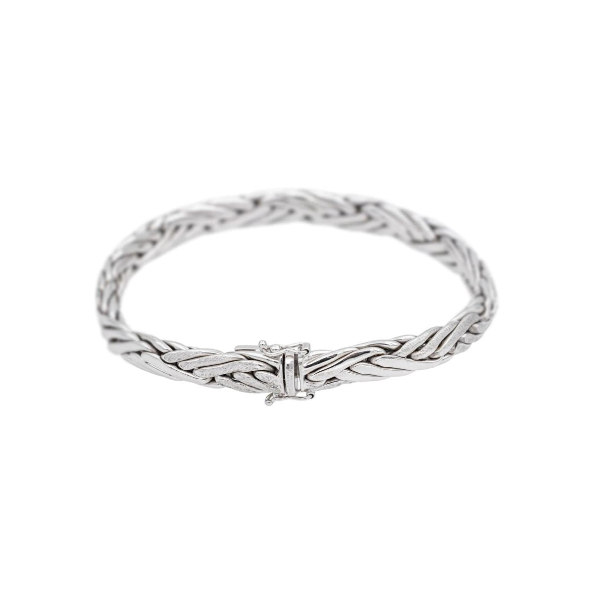 Bracelet Maille palmier Or blanc - Castafiore