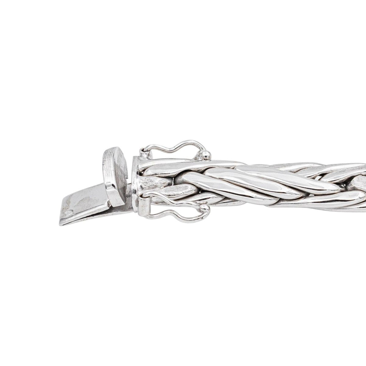 Bracelet Maille palmier Or blanc - Castafiore