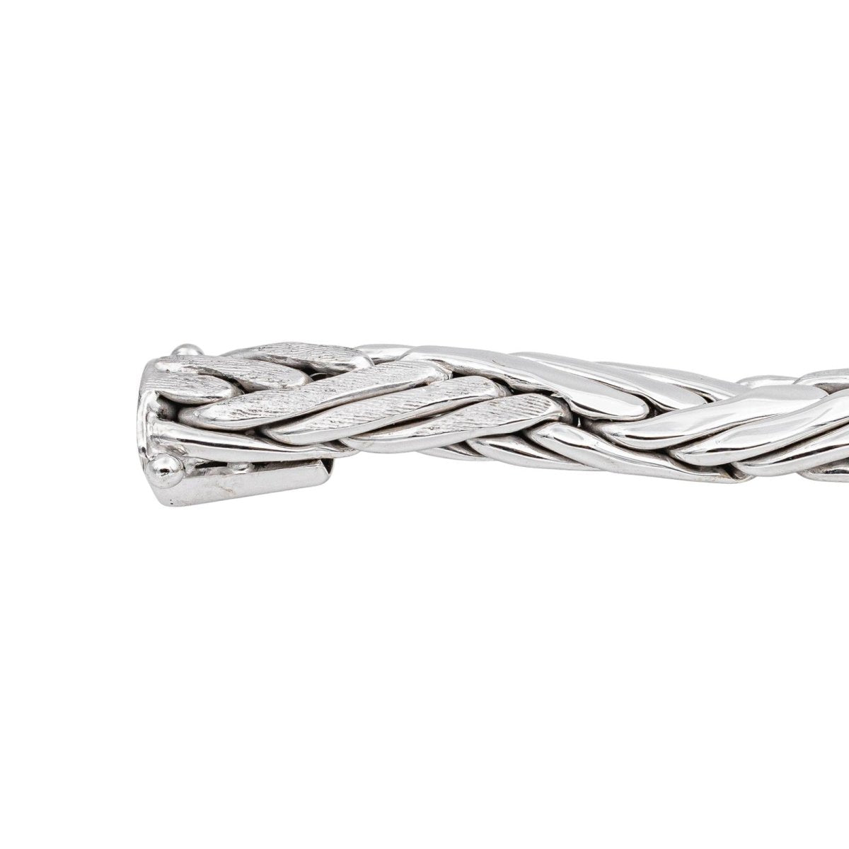 Bracelet Maille palmier Or blanc - Castafiore
