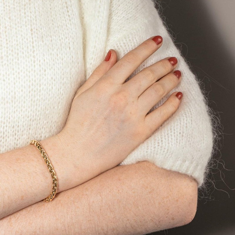 Bracelet Maille palmier Or jaune - Castafiore