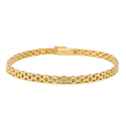 Bracelet Maille panthère CARTIER en or jaune - Castafiore