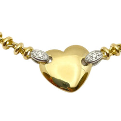 Bracelet Maille POMELLATO en or blanc, or jaune et diamants - Castafiore