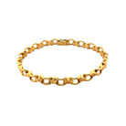 Bracelet maille Tank en or jaune - Castafiore