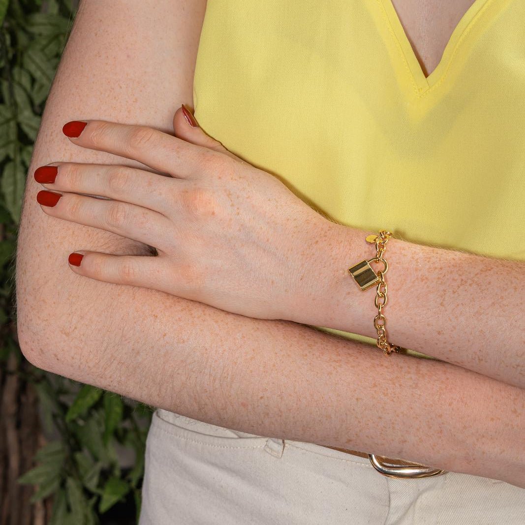 Bracelet Maille TIFFANY & CO "1837" en or jaune - Castafiore