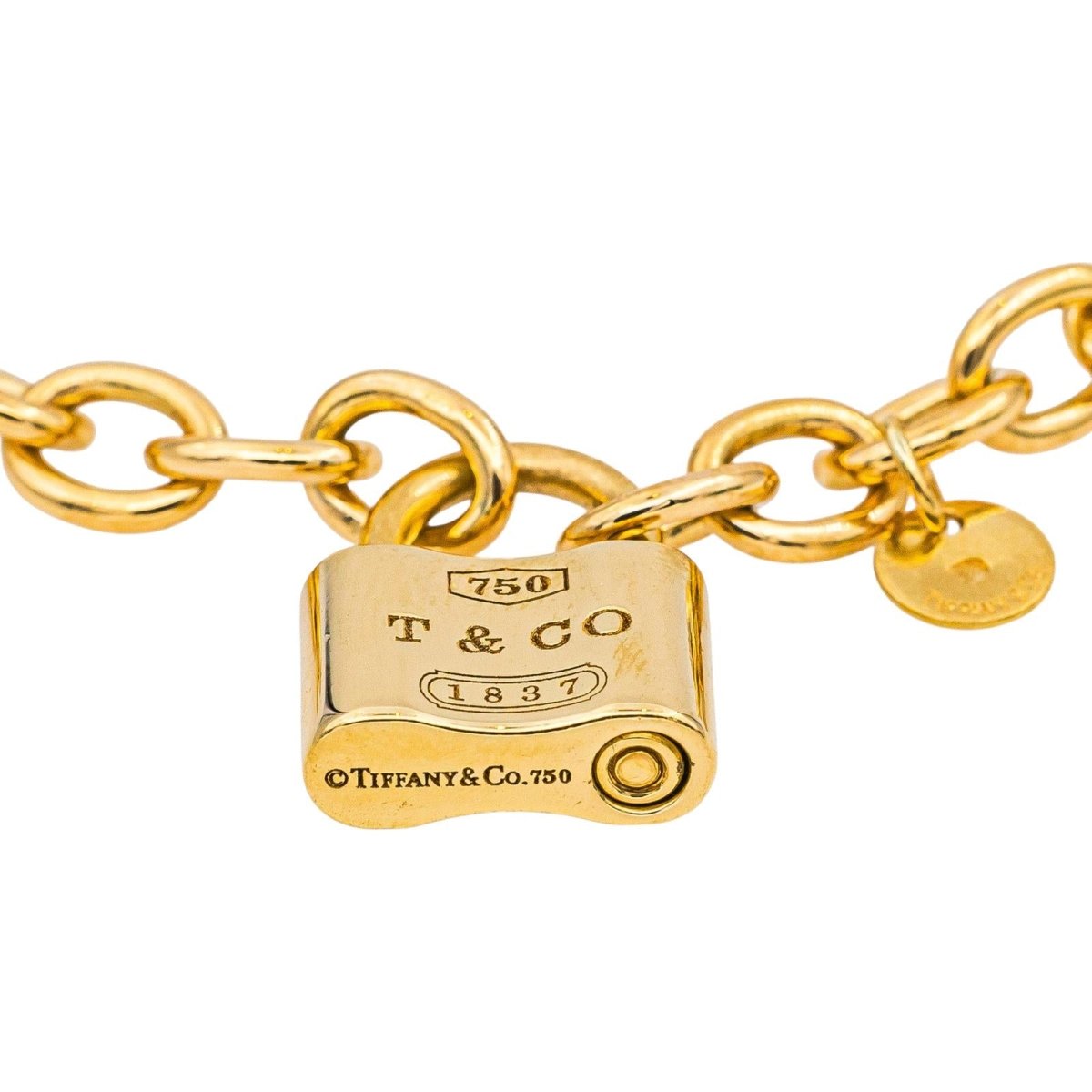 Bracelet Maille TIFFANY & CO "1837" en or jaune - Castafiore