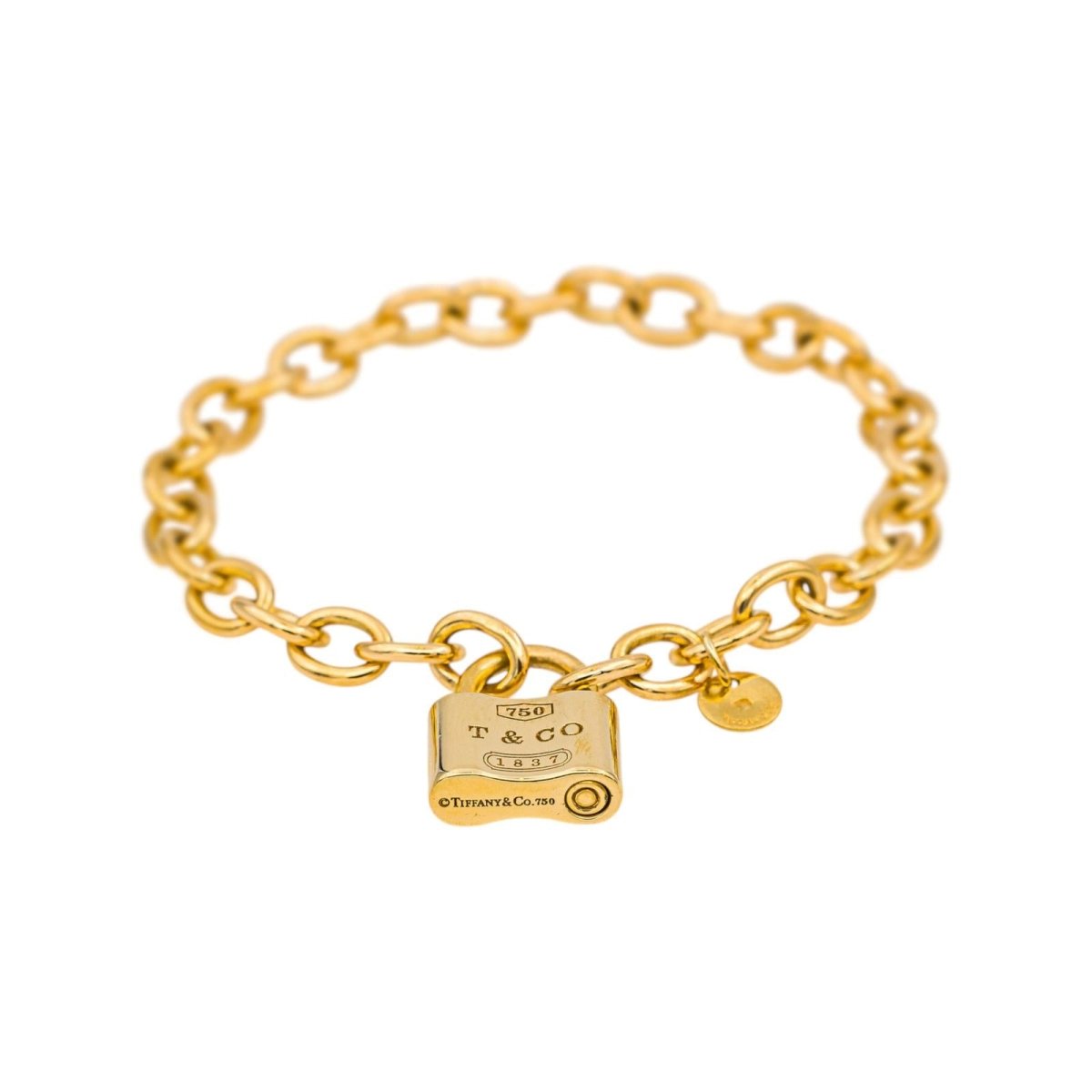 Bracelet Maille TIFFANY & CO "1837" en or jaune - Castafiore