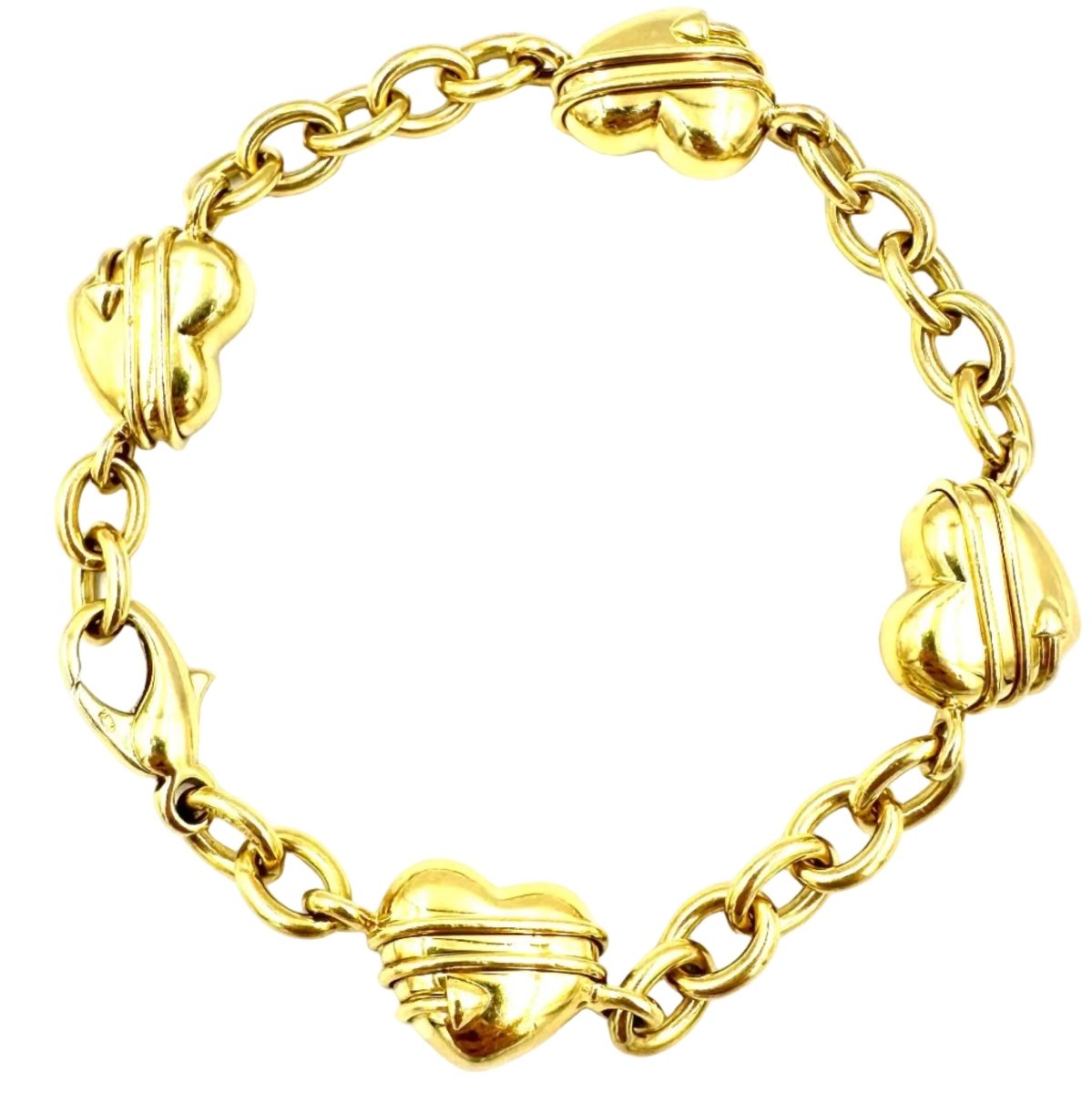 Bracelet Maille TIFFANY & CO. "Cupid Arrow" en or jaune - Castafiore