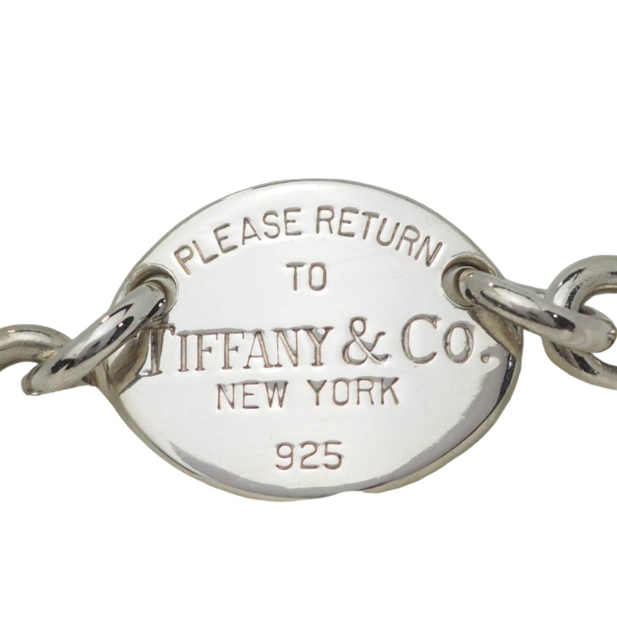 Bracelet Maille TIFFANY & CO. ovale en argent - Castafiore