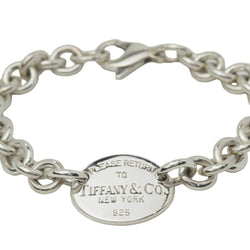 Bracelet Maille TIFFANY & CO. ovale en argent - Castafiore