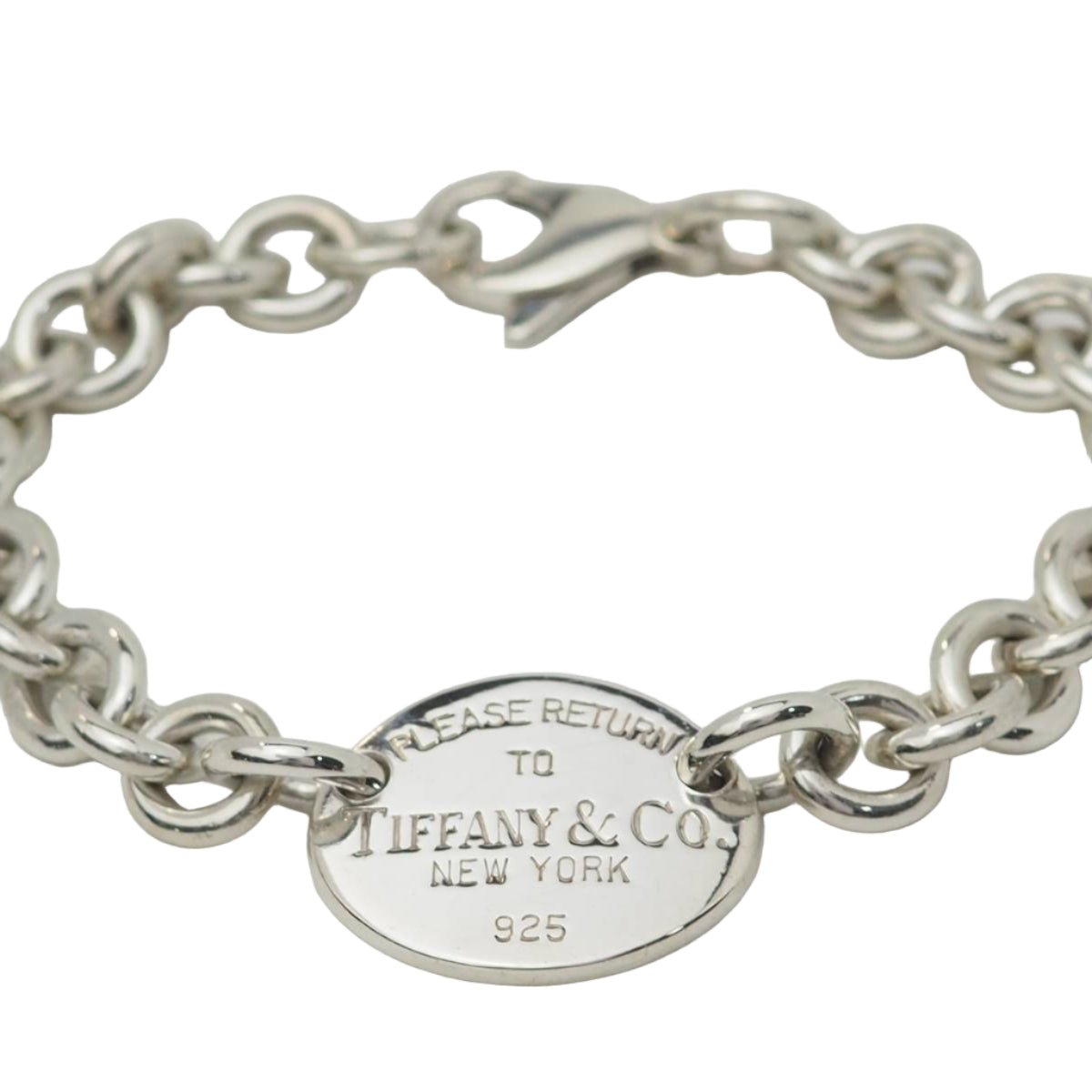Bracelet Maille TIFFANY & CO. ovale en argent - Castafiore