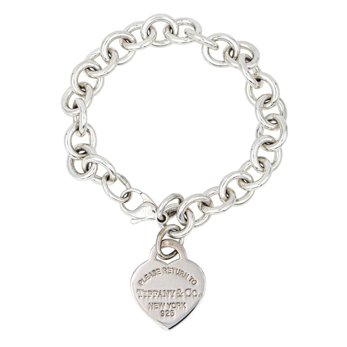 Bracelet Maille TIFFANY & CO "Please Return" en argent - Castafiore