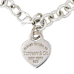 Bracelet Maille TIFFANY & CO "Please Return" en argent - Castafiore