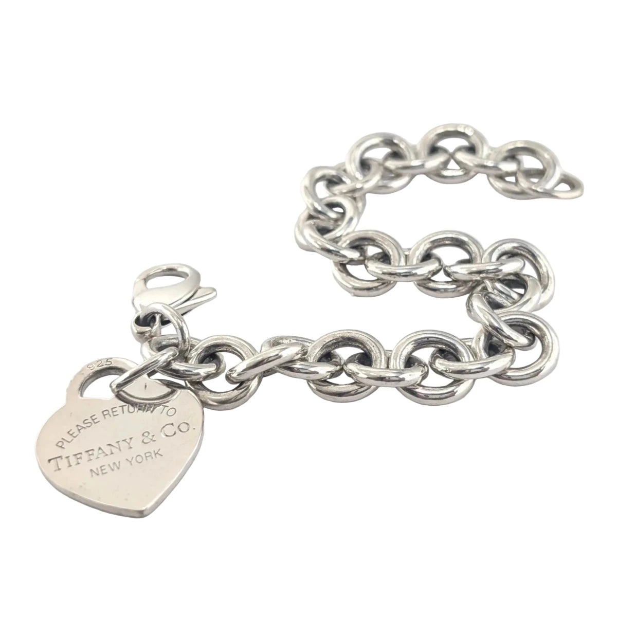Bracelet Maille TIFFANY & CO. "Please Return to Tiffany & CO. New York" en argent - Castafiore