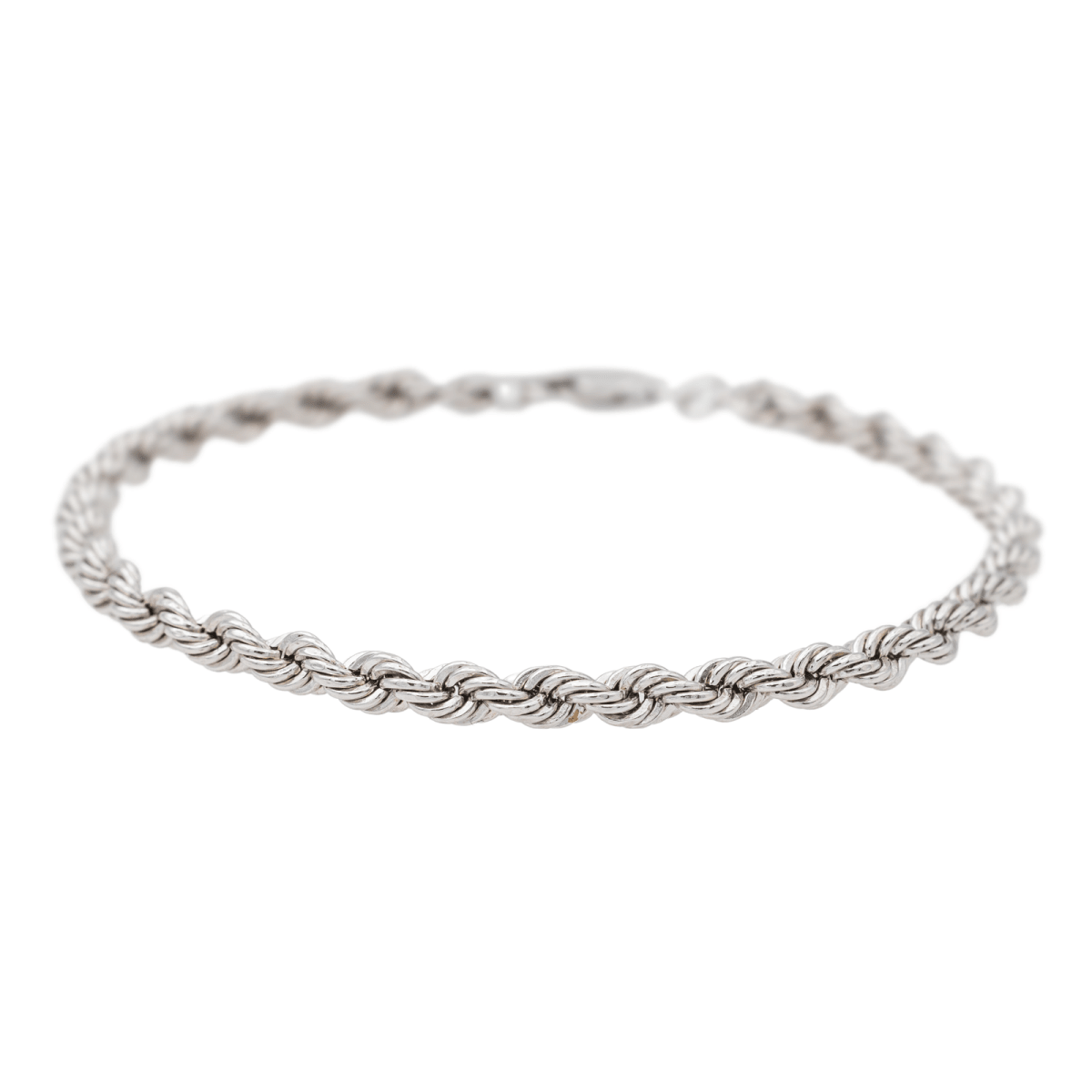 Bracelet Maille torsadée Or blanc - Castafiore