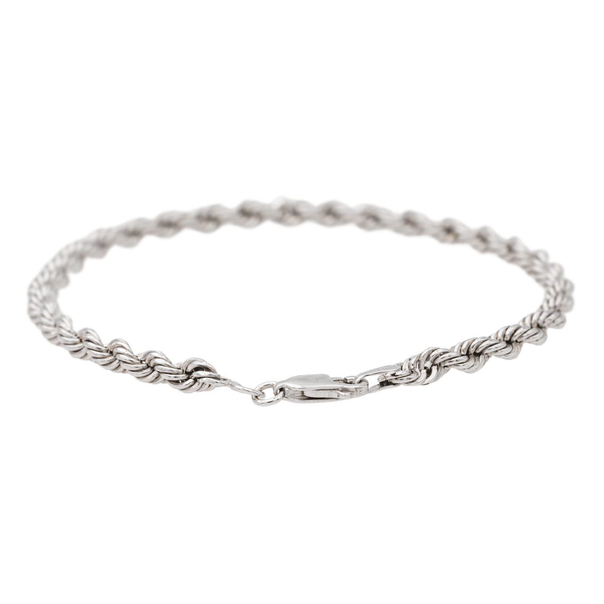 Bracelet Maille torsadée Or blanc - Castafiore
