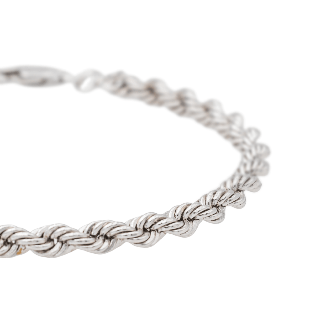 Bracelet Maille torsadée Or blanc - Castafiore