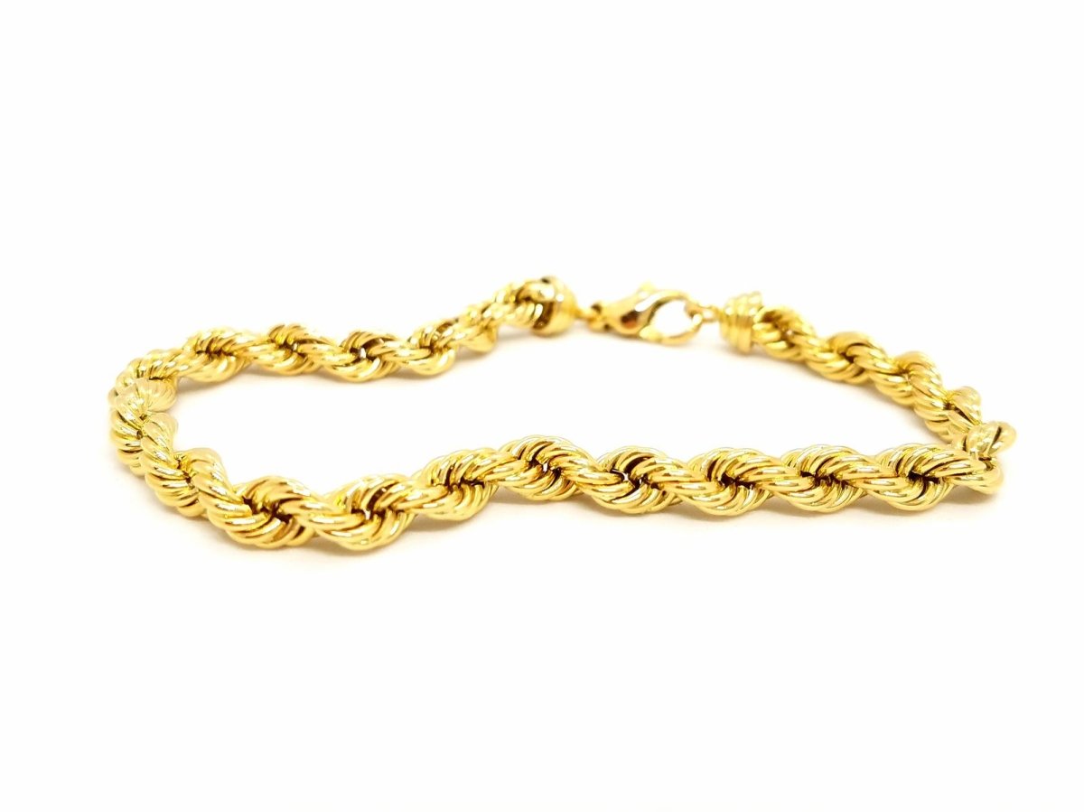 Bracelet Maille torsadée Or jaune - Castafiore