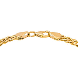 Bracelet Maille tressée Or jaune - Castafiore