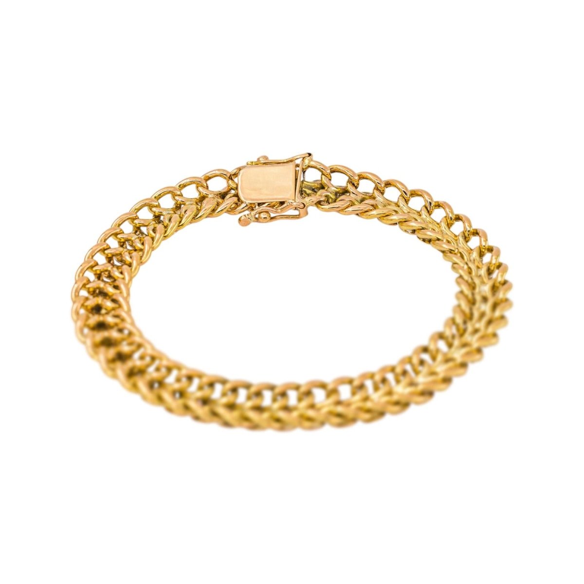 Bracelet Maillon Demi Lune Or rose - Castafiore
