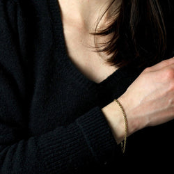 Bracelet maillons torsadés en or jaune - Castafiore