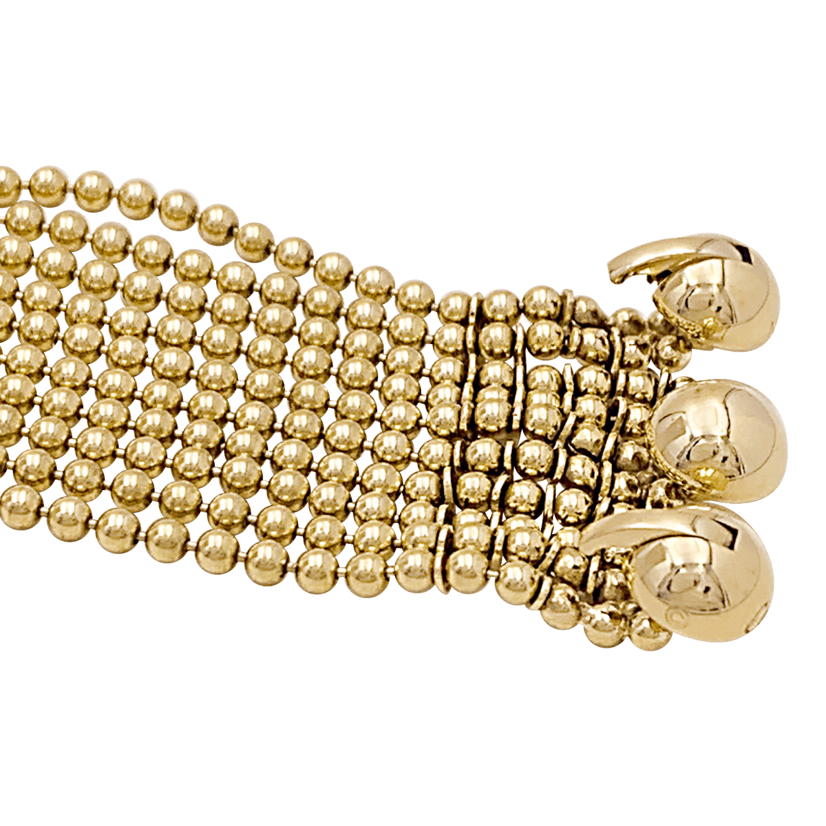 Bracelet Manchette CARTIER "Draperie" en or jaune - Castafiore