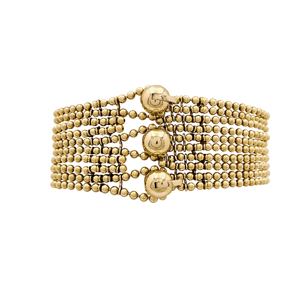 Bracelet Manchette CARTIER "Draperie" en or jaune - Castafiore