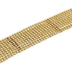 Bracelet Manchette CARTIER "Draperie" en or jaune - Castafiore