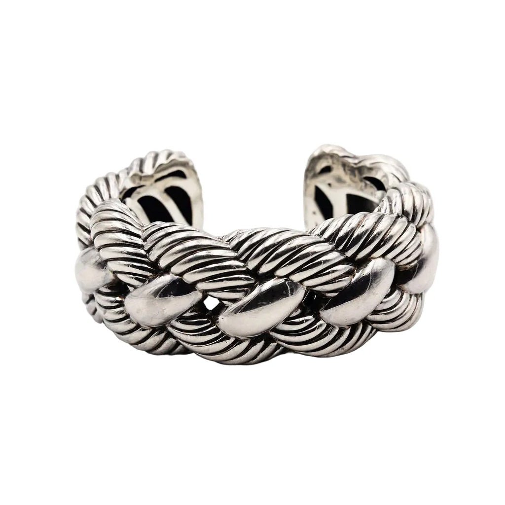 Bracelet Manchette DAVID YURMAN "M" en argent - Castafiore