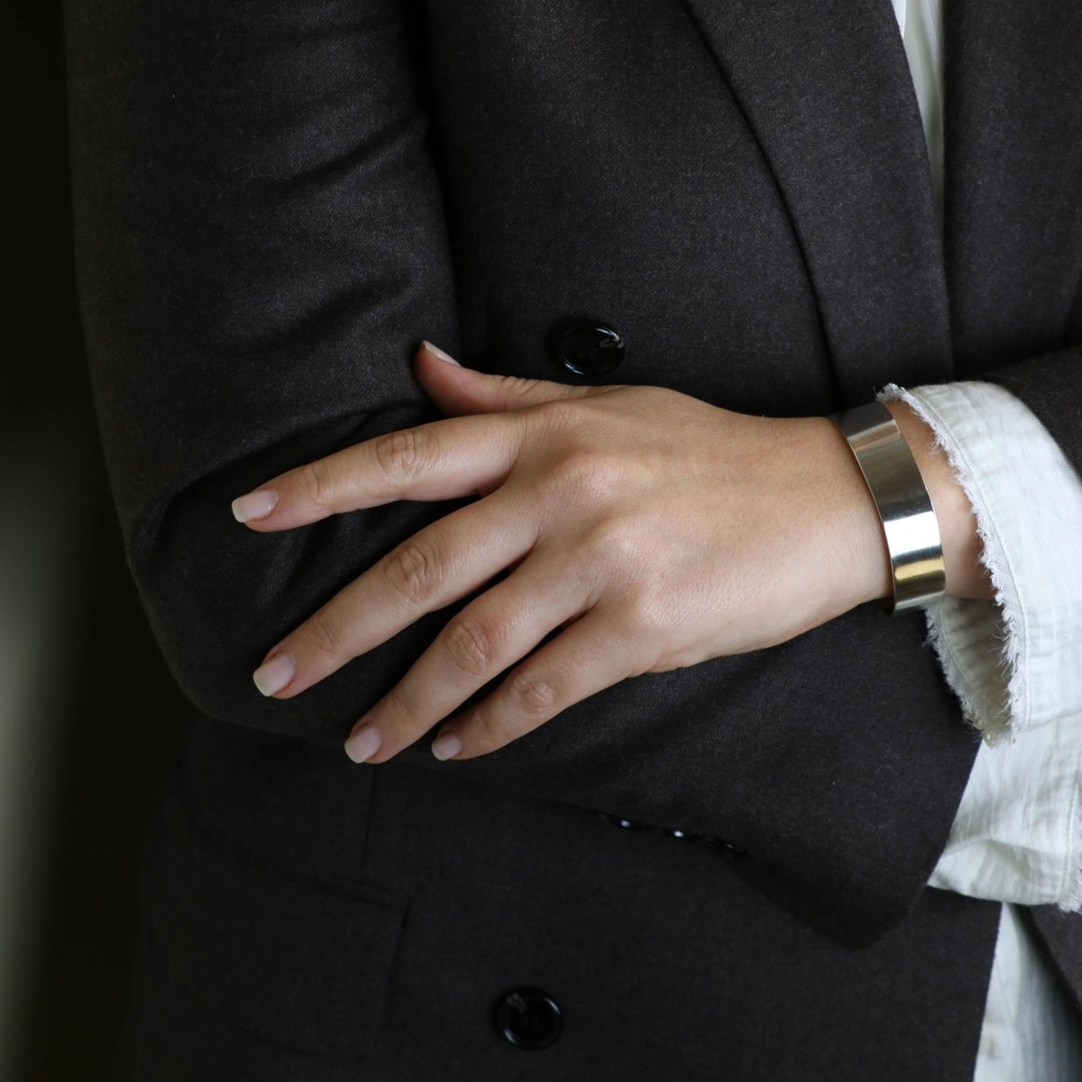 Bracelet Manchette DINH VAN en argent - Castafiore