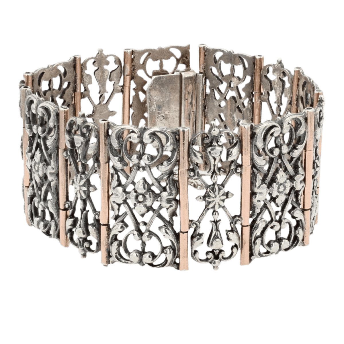 Bracelet Manchette en argent et vermeil - Castafiore