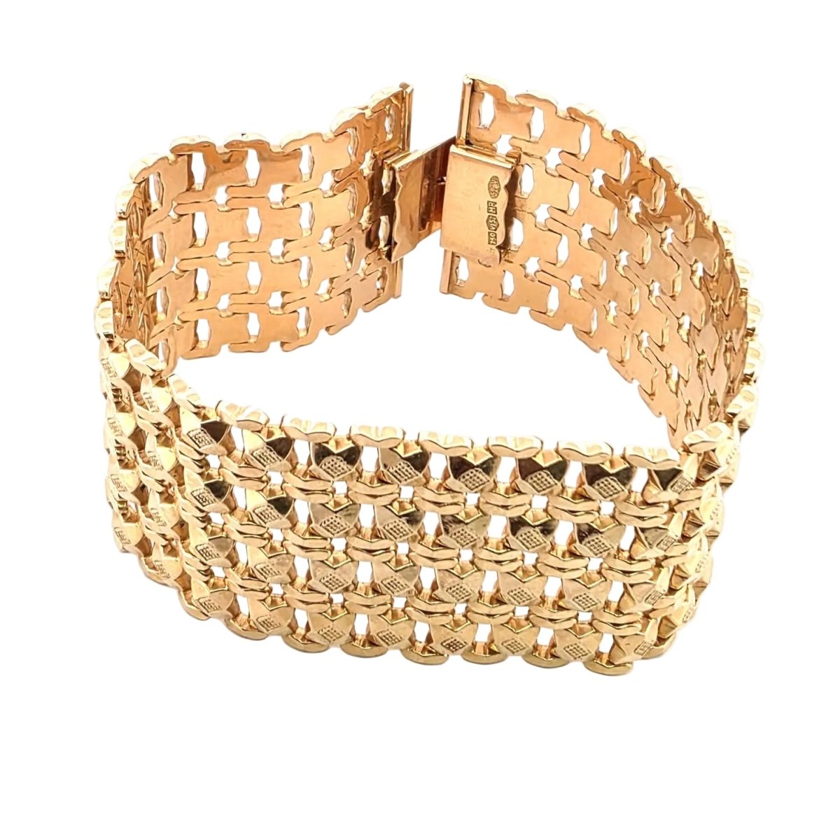 Bracelet Manchette en or jaune - Castafiore