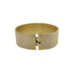 Bracelet Manchette en or jaune - Castafiore