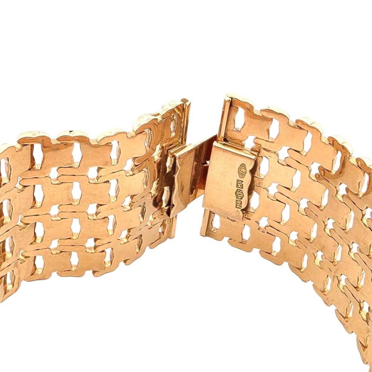 Bracelet Manchette en or jaune - Castafiore