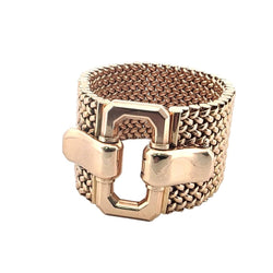 Bracelet Manchette en or jaune - Castafiore