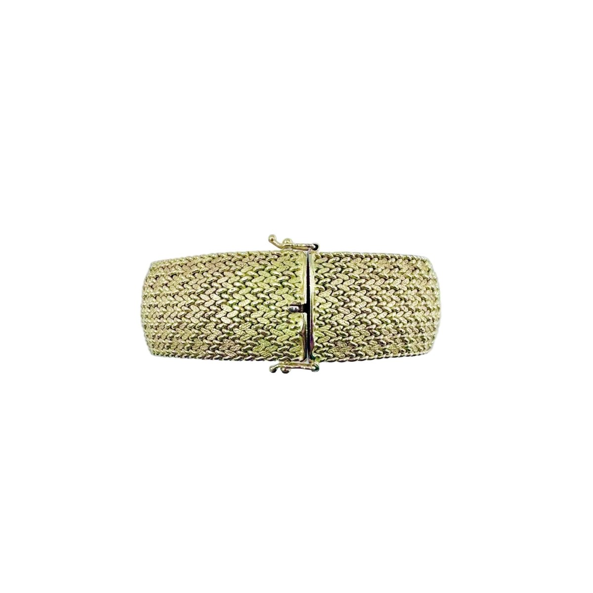 Bracelet Manchette en or jaune - Castafiore
