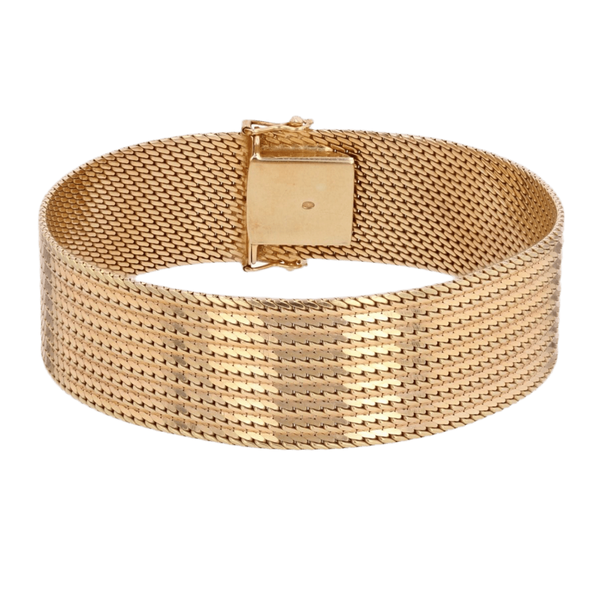 Bracelet Manchette en or jaune - Castafiore