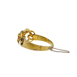 Bracelet Manchette en or jaune - Castafiore