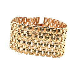 Bracelet Cuff in yellow gold