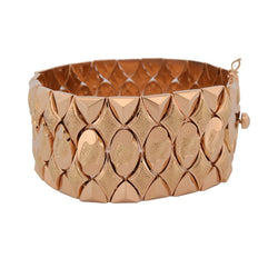 Bracelet Manchette en or jaune - Castafiore