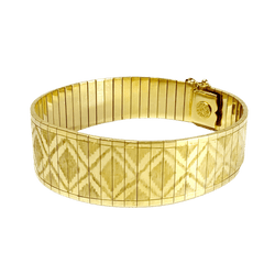 Bracelet Manchette en or jaune - Castafiore