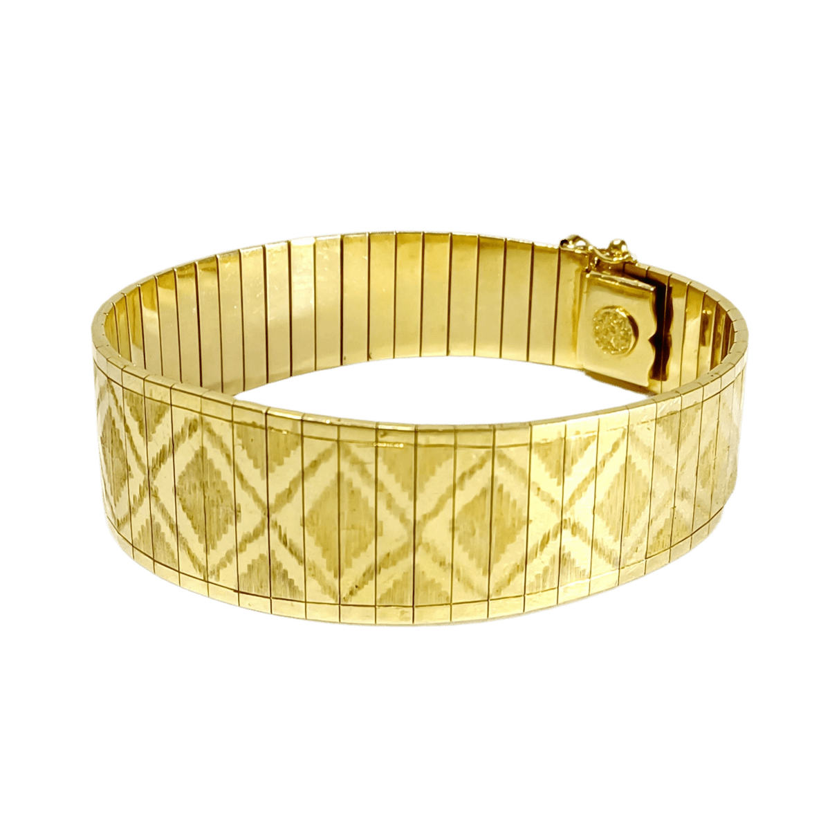 Bracelet Manchette en or jaune - Castafiore