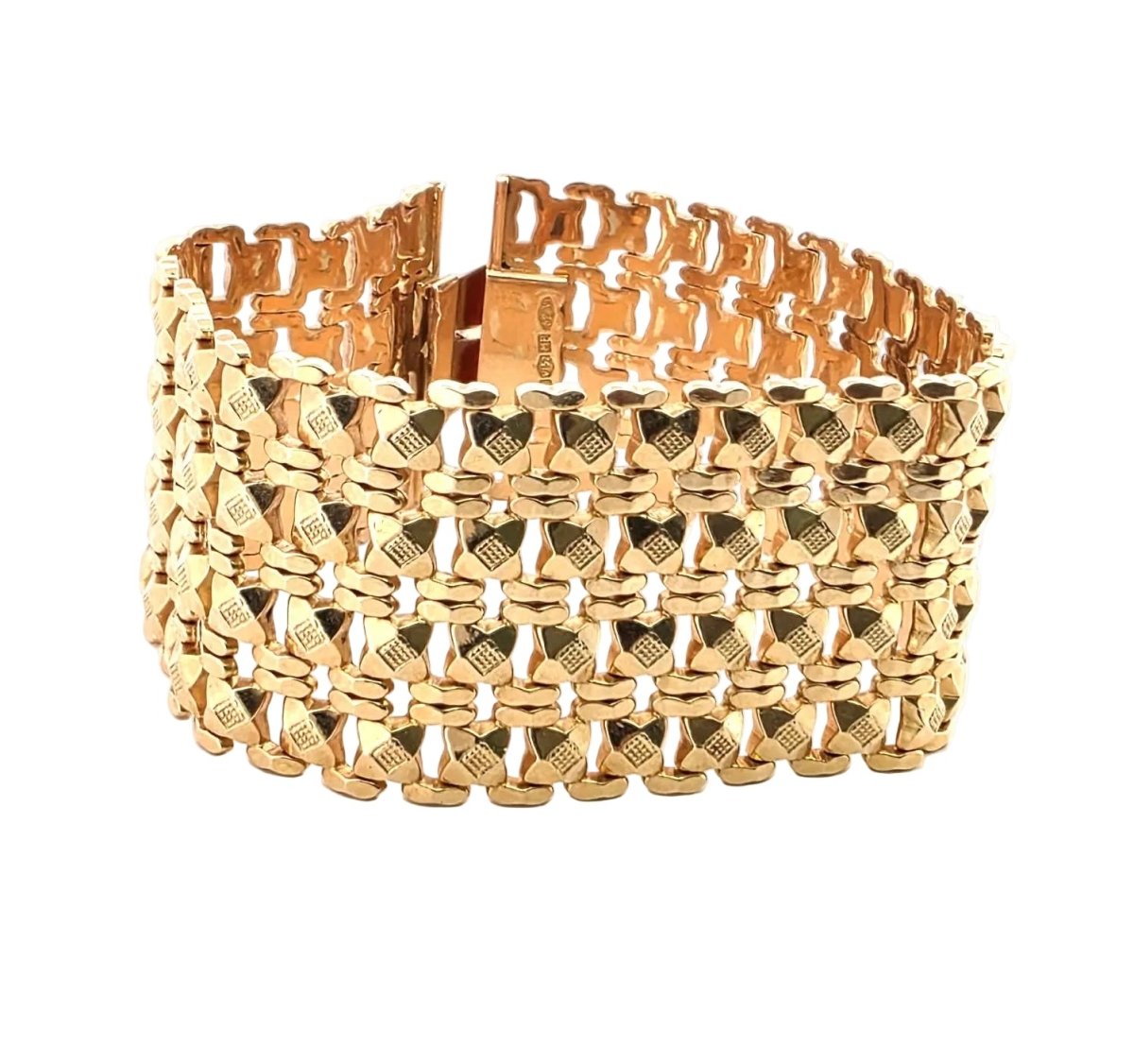 Bracelet Cuff in yellow gold