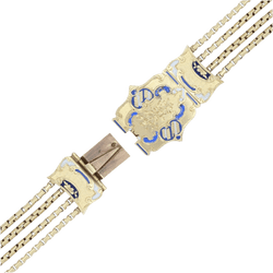 Bracelet Manchette en or jaune - Castafiore