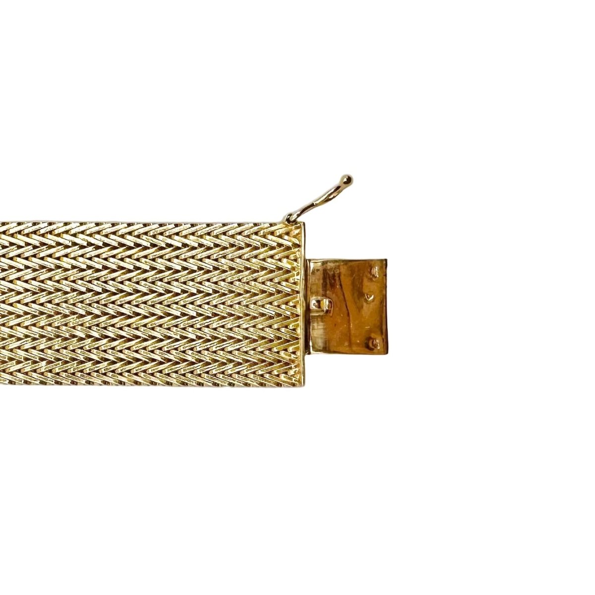 Bracelet Manchette en or jaune - Castafiore