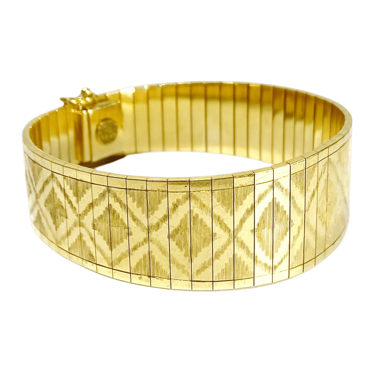 Bracelet Manchette en or jaune - Castafiore